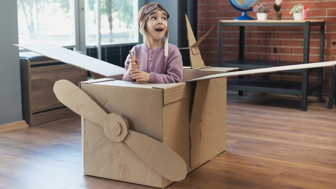 cardboard airplane
