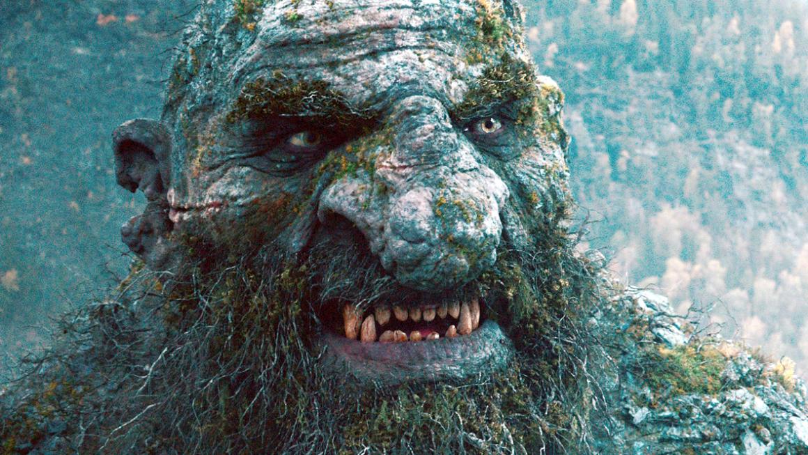 The troll looking scary from the movie Troll