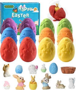 easter bath bombs with prize inside