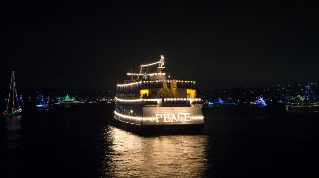 Christmas Ship Viewing at Ferdinand Street Park