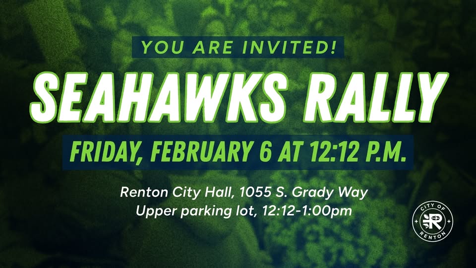 Seahawks Rally at Renton City Hall