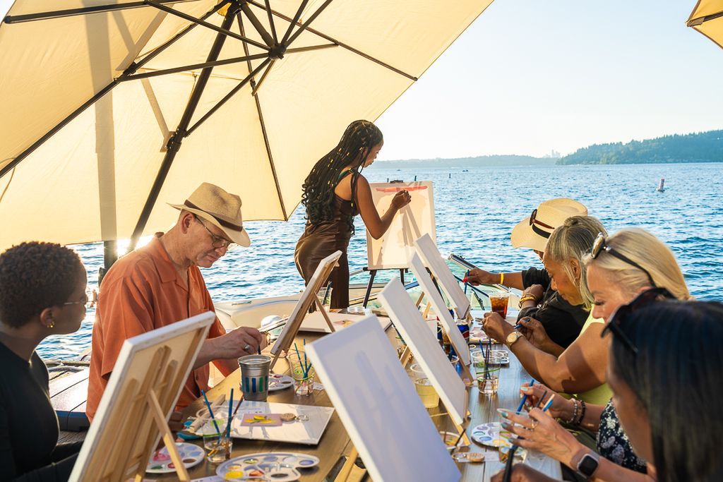 Sip & Paint + Candle Pouring Class at Hyatt Regency Lake Washington