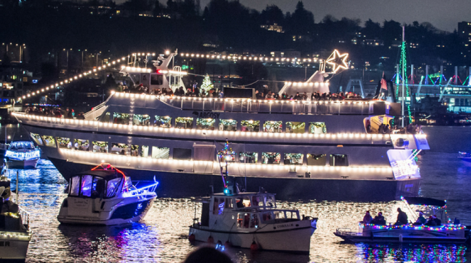 Christmas Ship Viewing at Pier 62