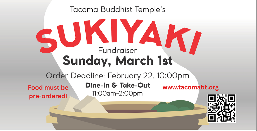 Preorder: Tacoma Buddhist Temple’s Sukiyaki Fundraiser