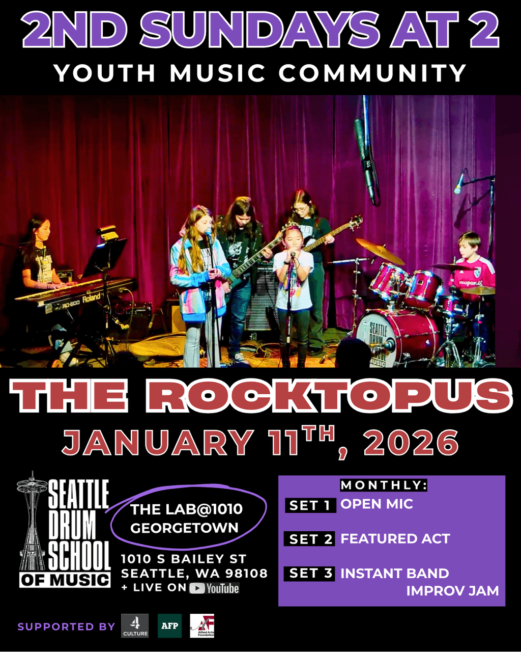 2nd Sundays At 2: Youth Music Community