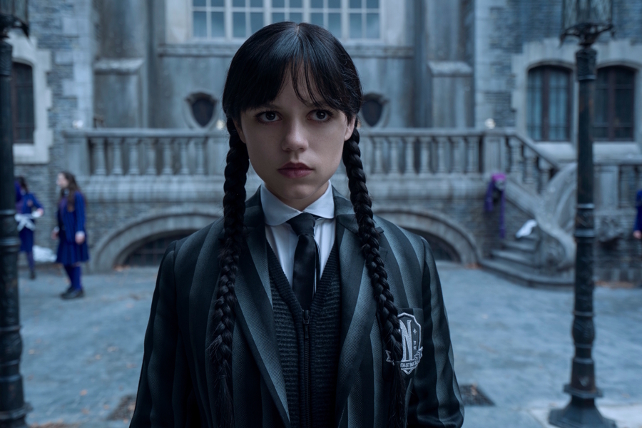 Wednesday Addams in season two of the show, Wednesday