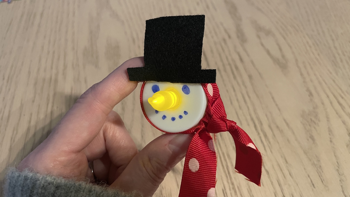 tea light snowman