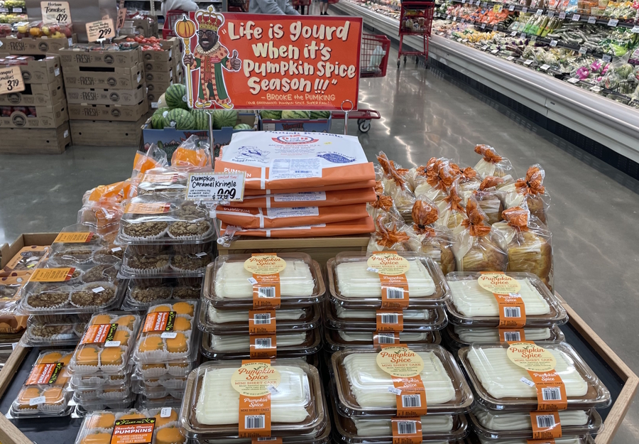 Pumpkin spiced baked goods