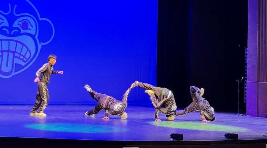 Hip hop dance group Massive Monkeys performs at Edmonds Lunar New Year celebration.