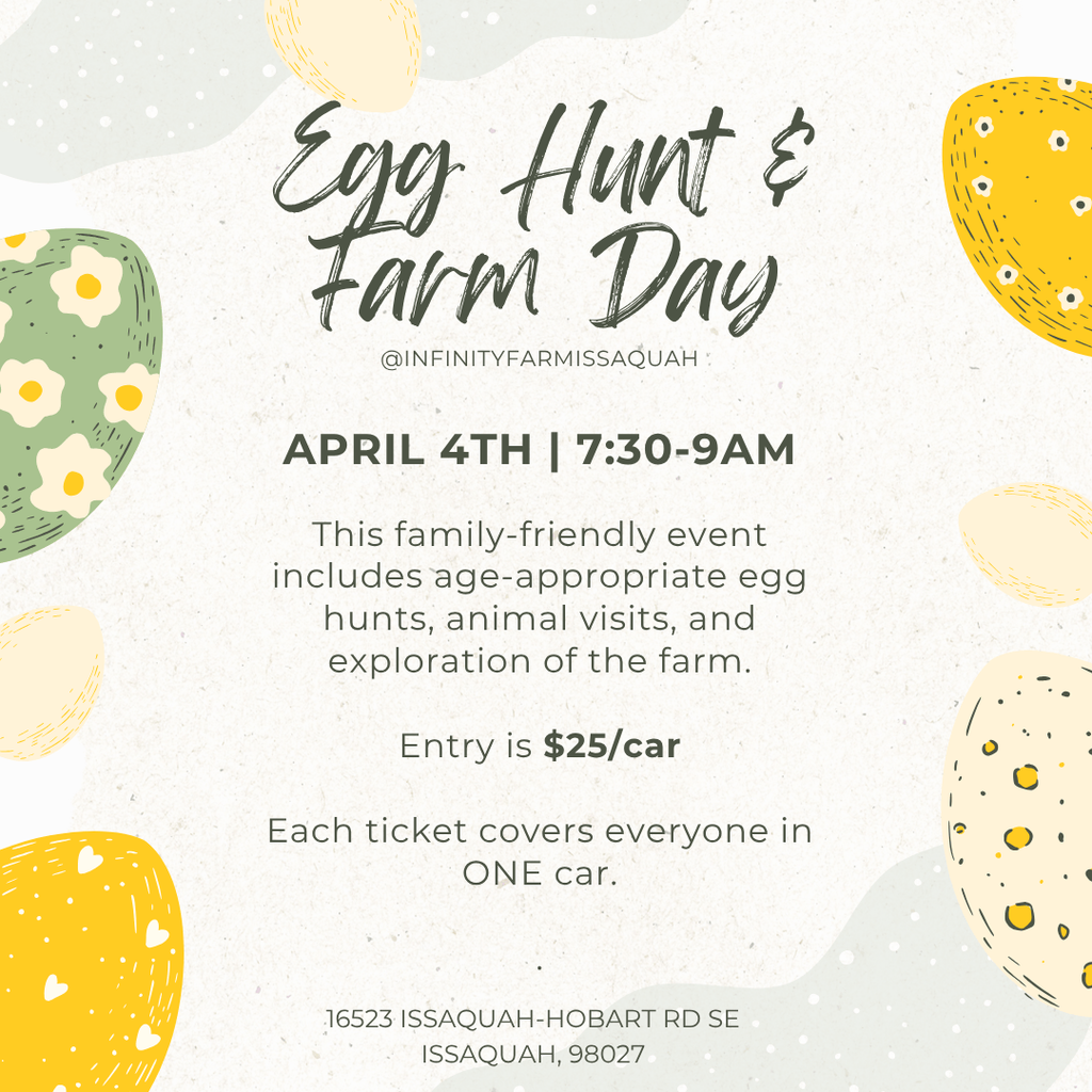 Egg Hunt & Open Farm at Infinity Farm