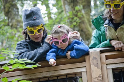 Ocean Behaviour Display See the Salmon at McLane Creek With Docents