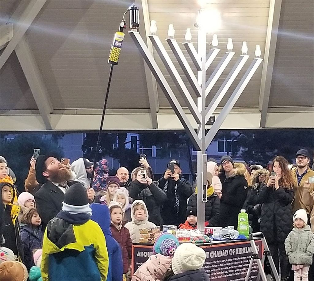 Grand Menorah Lighting at Kirkland Marina Park