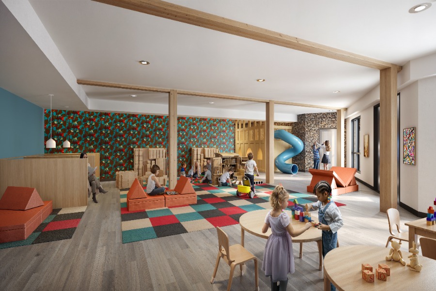 playroom at AMLI apartments