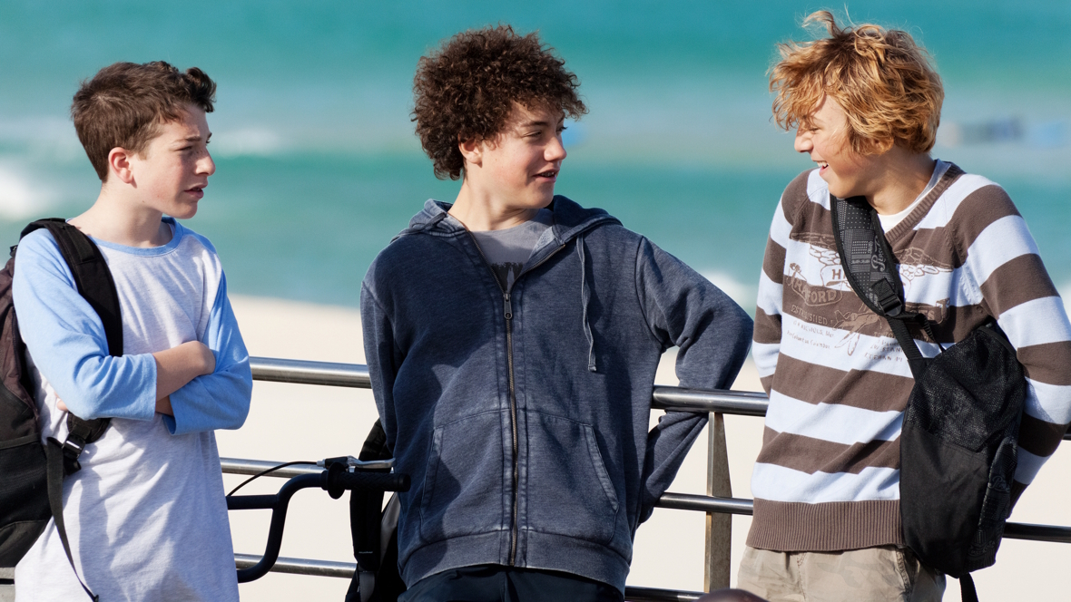 boys hanging out together