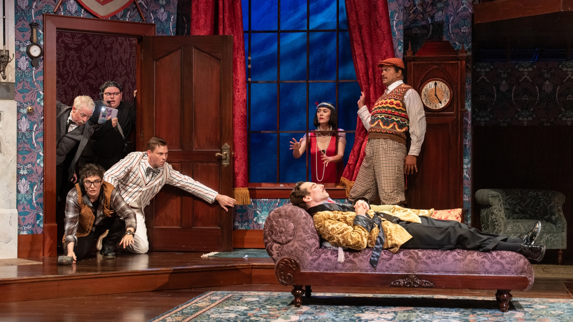 Actors in "The Play that Goes Wrong"