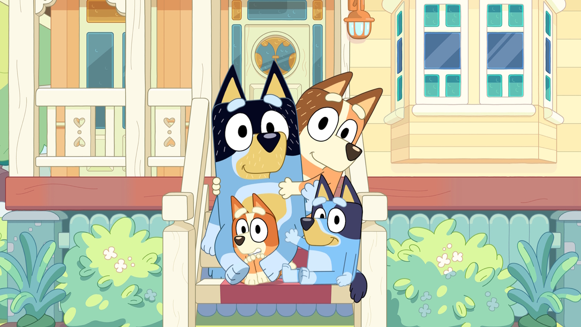 Bluey and family