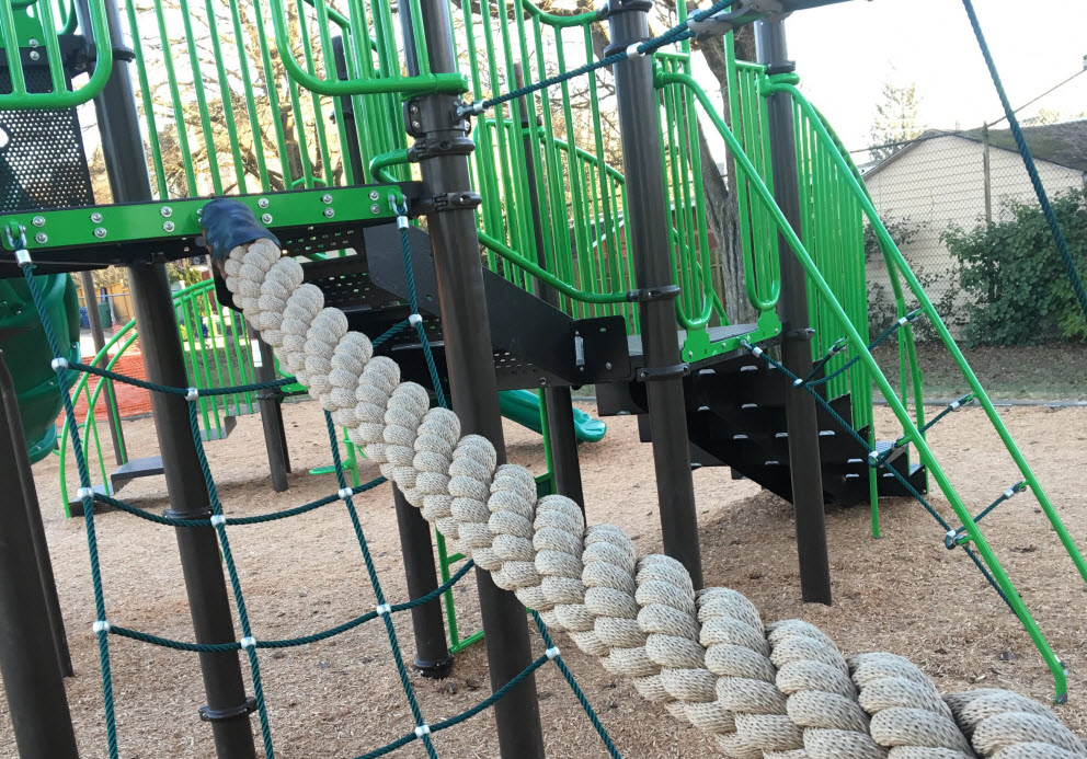Gilman rope climber
