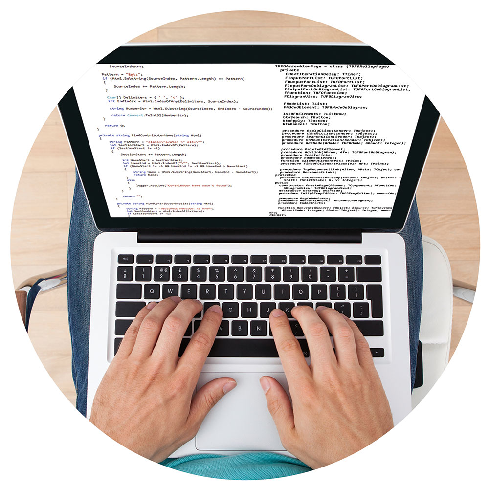 programming on a macbook
