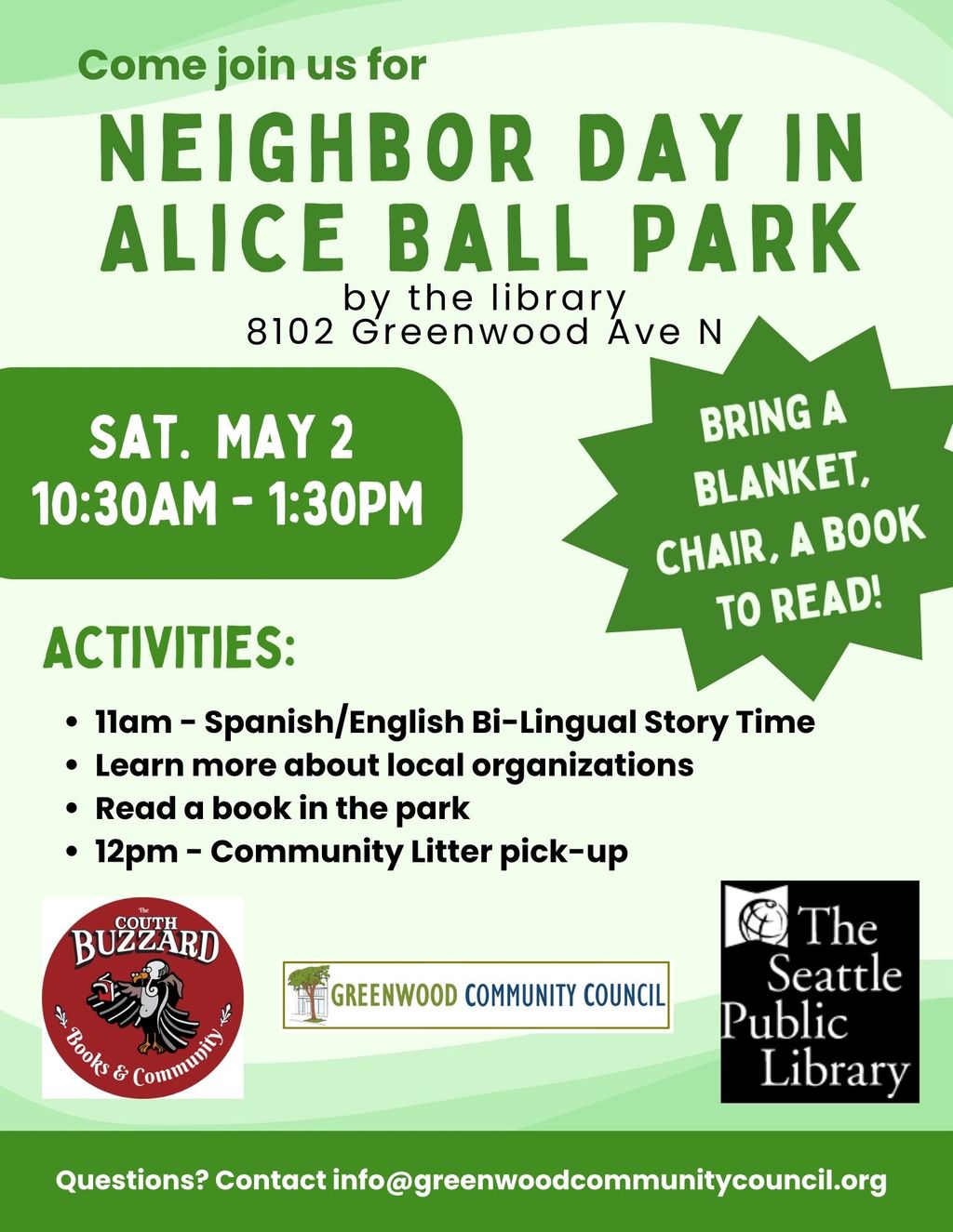 Neighbor Day at Alice Ball Park