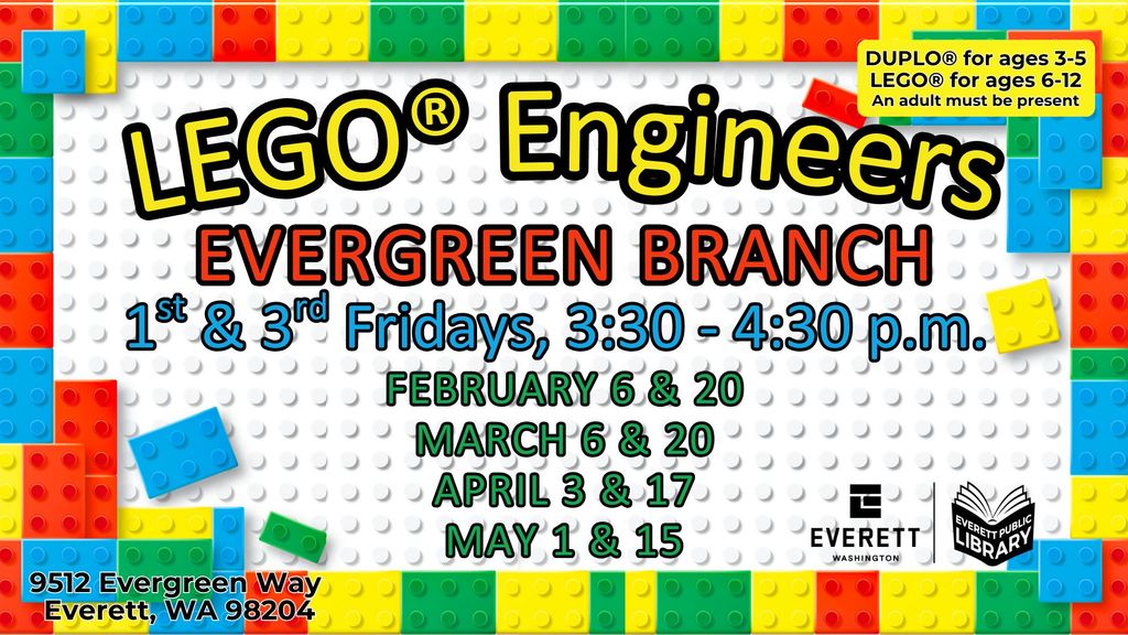Lego Engineers at Evergreen Branch
