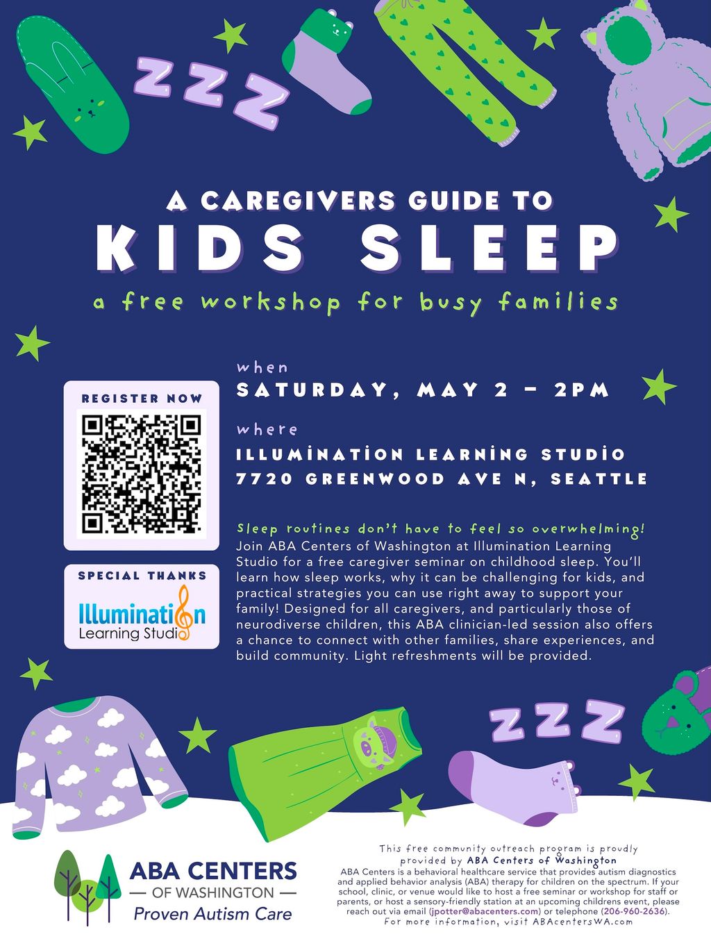 ABA Centers presents: A Caregivers Guide to Kids Sleep