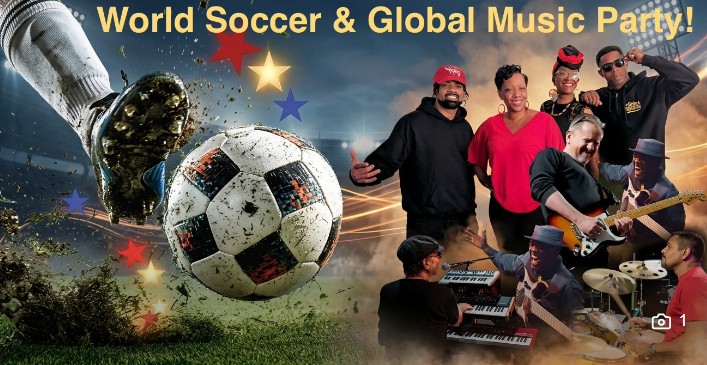 World Beat & Big Screen Soccer: USA vs. Paraguay Watch Party