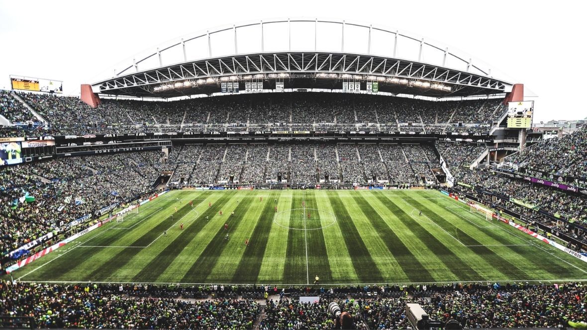 Seattle Stadium in the daytime where FIFA World Cup matches will be played
