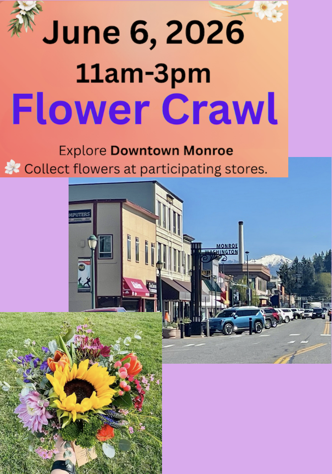 Downtown Monroe Flower Crawl