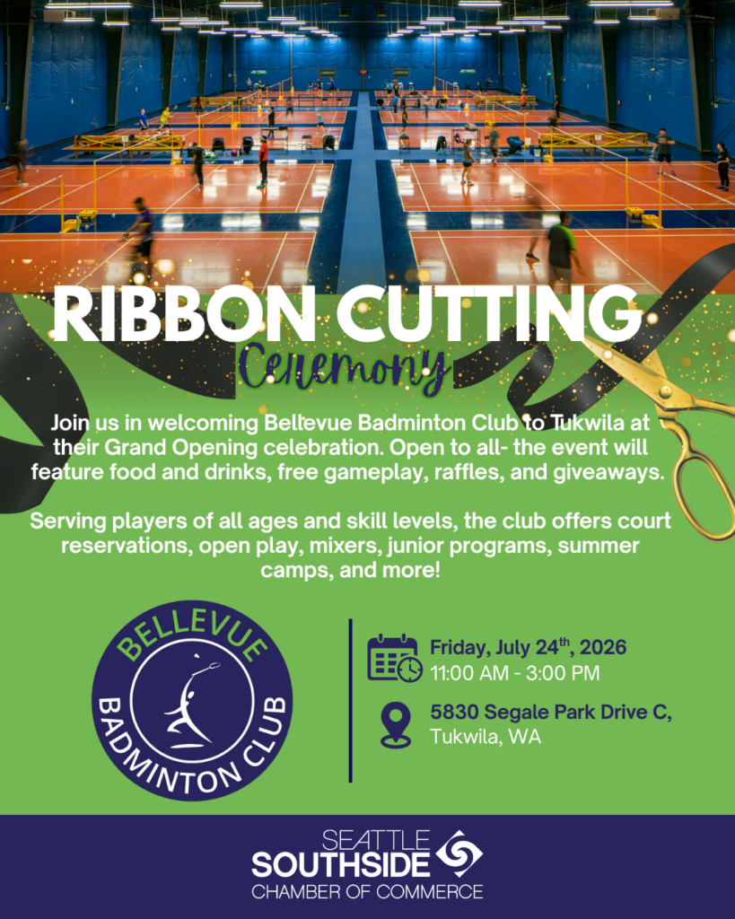 Ribbon Cutting Ceremony: Bellevue Badminton Club