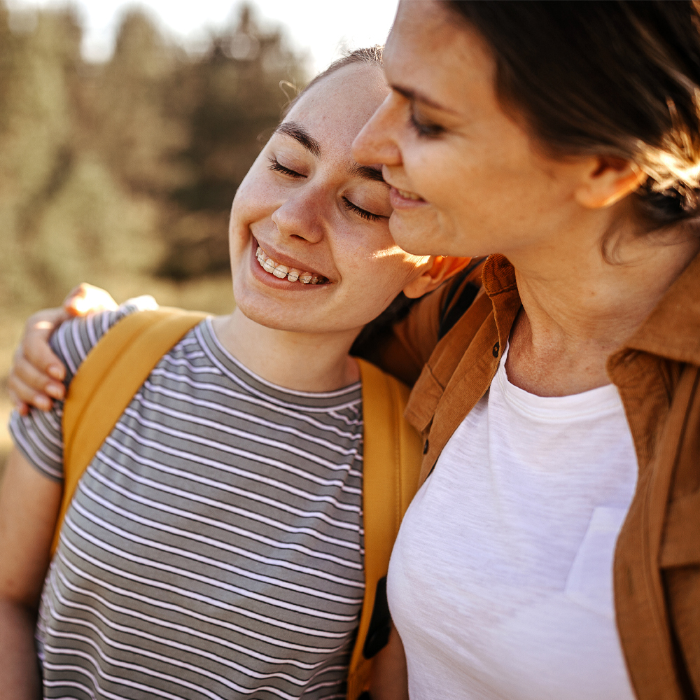 Mom and daughter