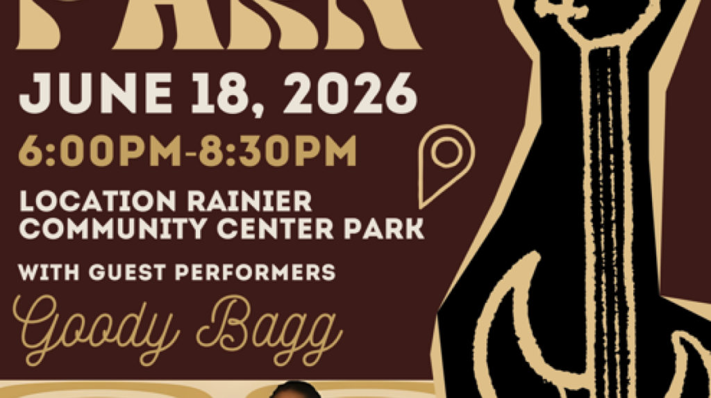 Rainier Community Center’s Juneteenth Concert in the Park