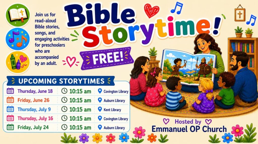 Preschool Bible Storytime