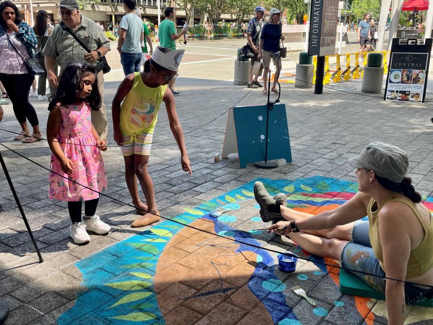 Kids Activations at Bellevue Arts Fair Weekend