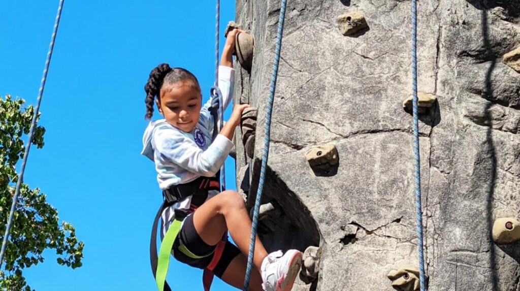 Rock Wall Climb at HOCM