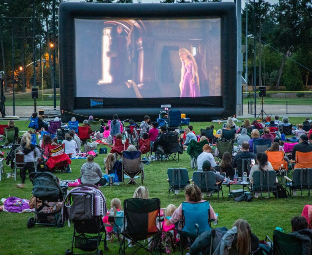 Movie in Cirque Park