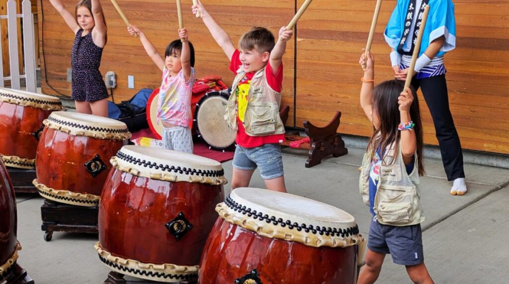 Japanese Taiko Drumming with Japan Creative Arts The School of Taiko