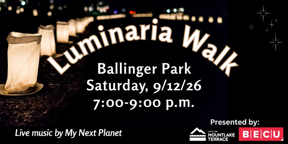 Luminaria Walk at Ballinger Park