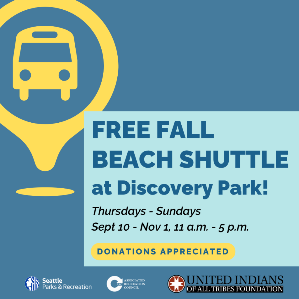 Free Beach Shuttle at Discovery Park