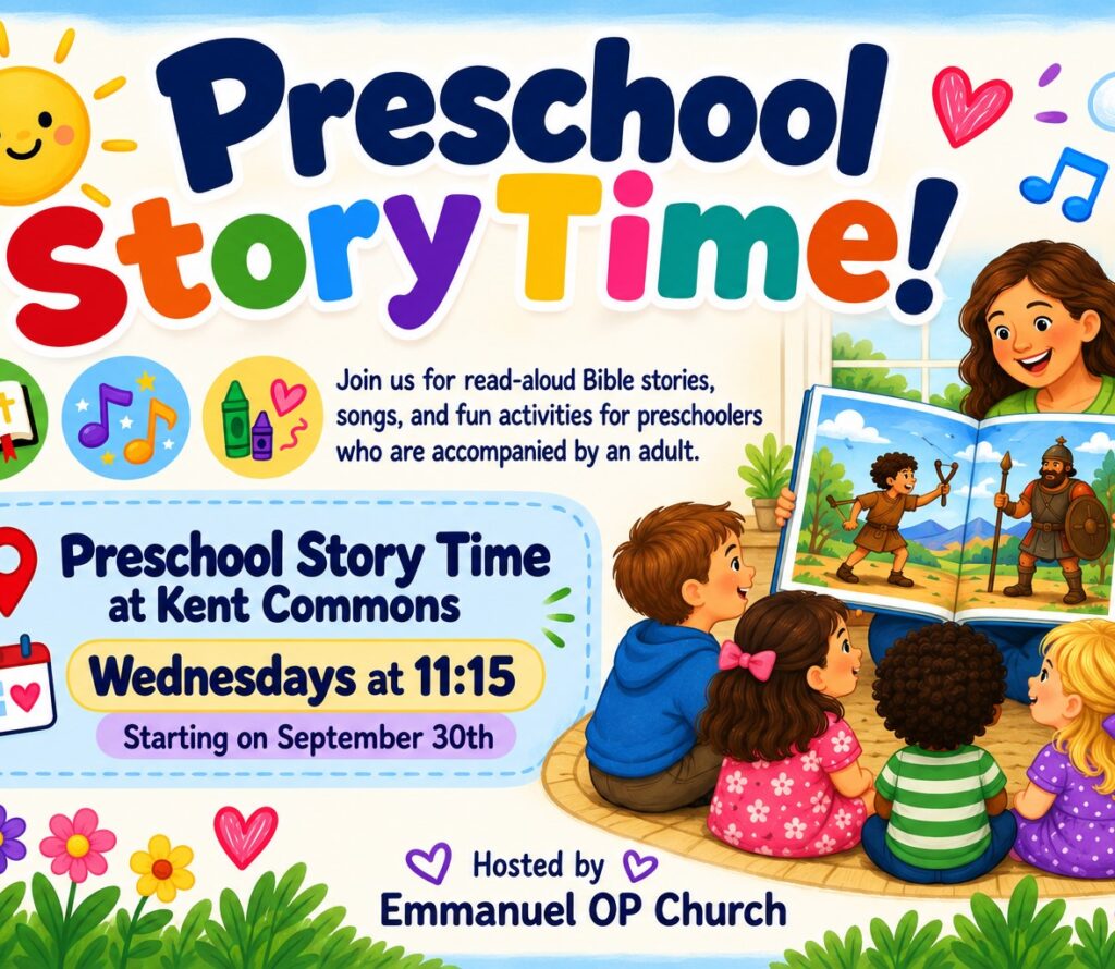 Preschool Bible Storytime