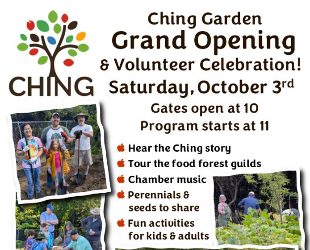 Ching Garden Grand Opening