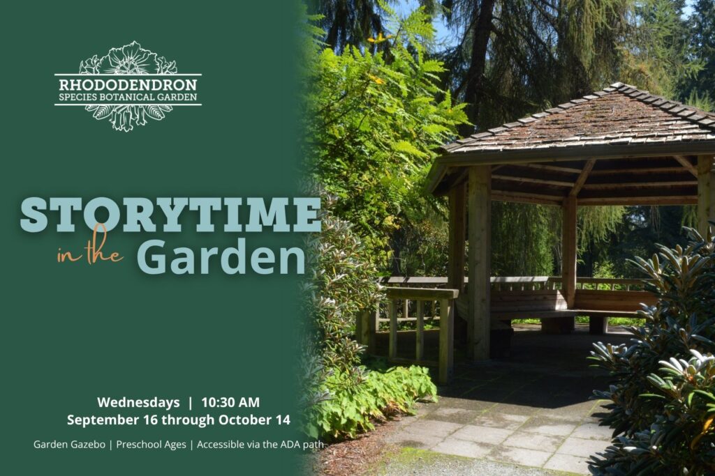 Storytime in the Rhododendron Garden