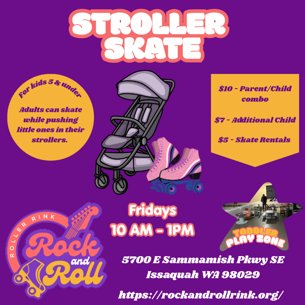Stroller Skate at Rock and Roll Roller Rink