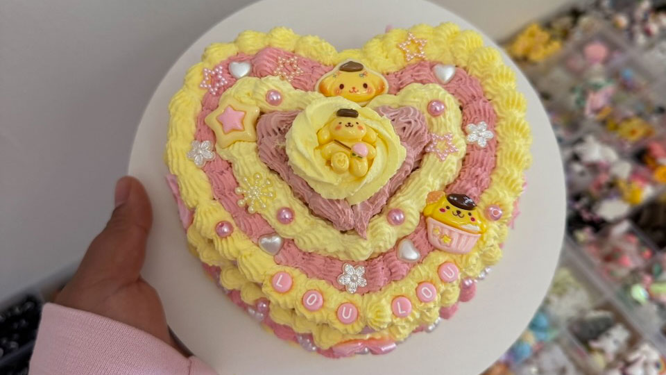 decoden frosted cake from The Works Seattle