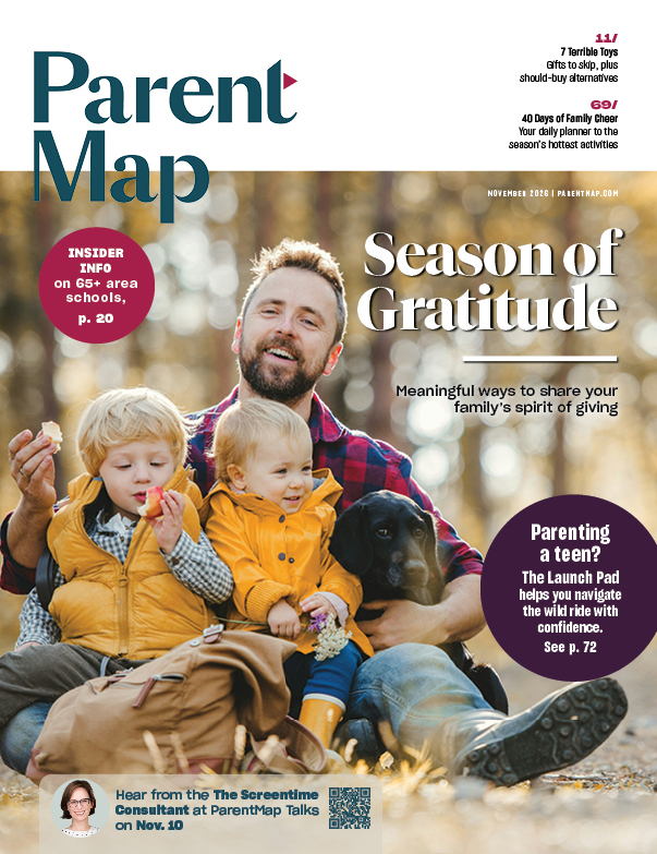 ParentMap November 2026 magazine cover