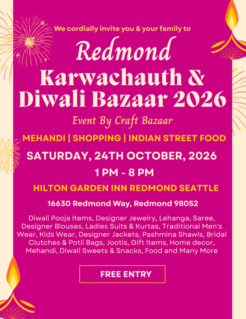 Redmond Karwachauth & Diwali Bazaar 2026