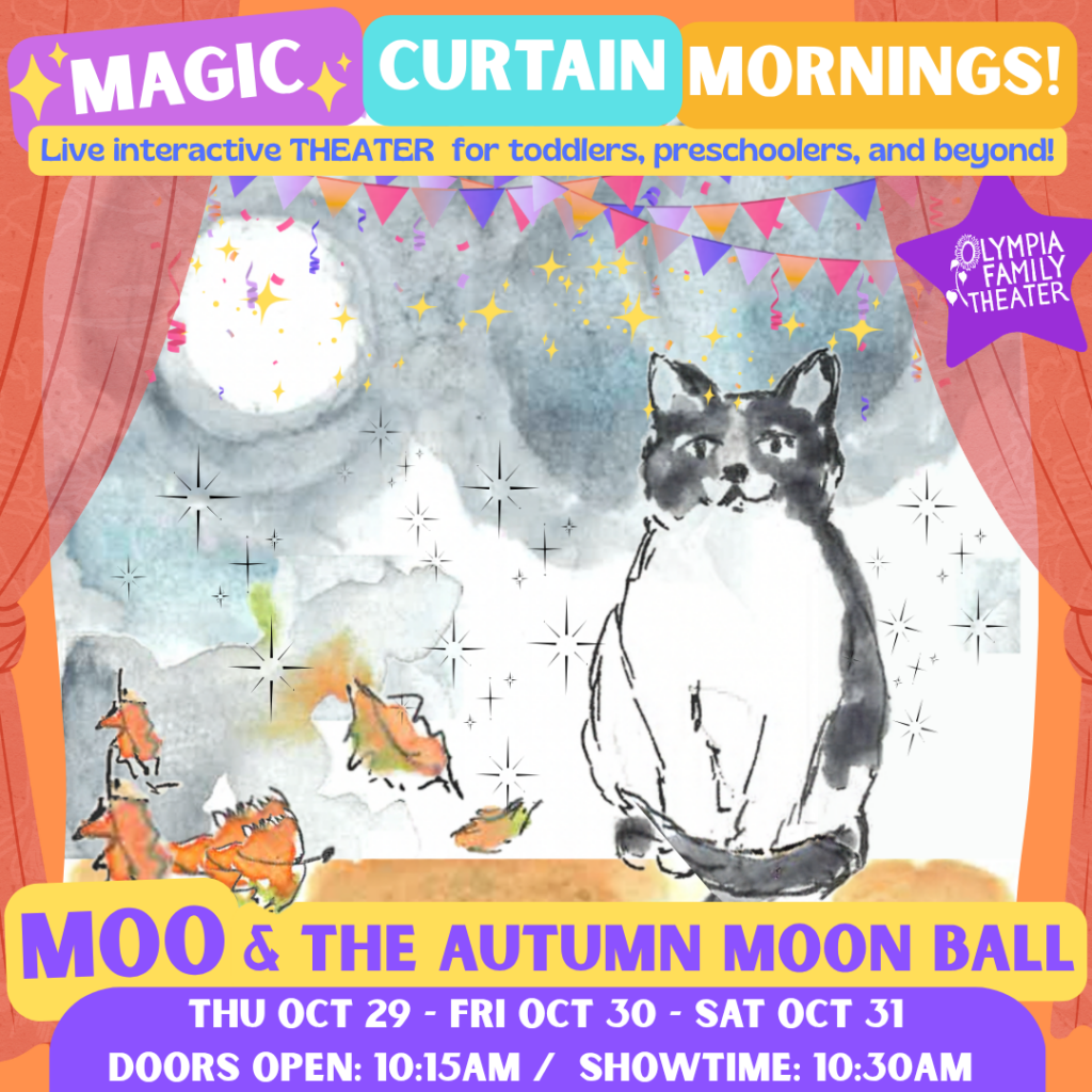 Magic Curtain Mornings: ‘Moo & the Autumn Moon Ball’